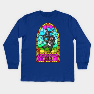 On a Mission From God Kids Long Sleeve T-Shirt